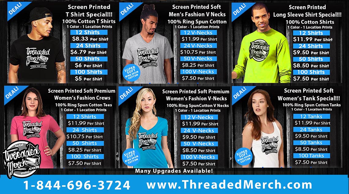 Santa Clarita Custom Screen Printing T Shirt Printing